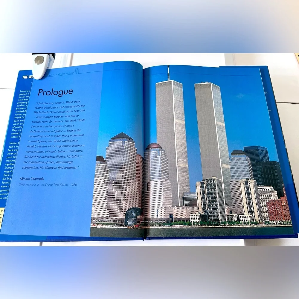 “The World Trade Center A Tribute” a Hardcover Coffee Table Book by Bill Harris.